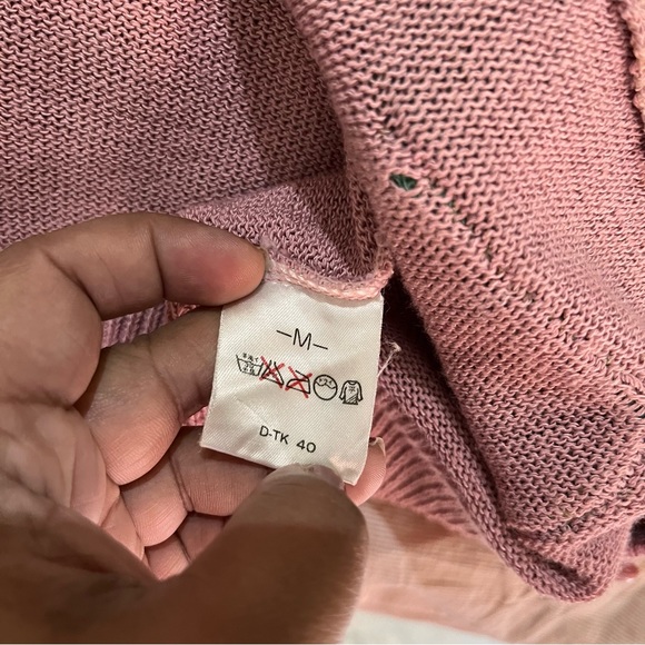 Fruity Pink Light Knit Cardigan - Picture 7 of 7